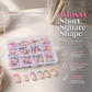 🥳REA 2026🥳💞Över 50 000 sålda!💅✨50 % RABATT!🎁 Färgsprakande press-on-naglar