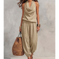 👗 50% RABATT NU! ✨ Chic Draped Halter Neck Jumpsuit – Andningsbar Vida Ben & Elegant Dag till Kväll – Perfekt för Sommaren ☀️