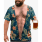 🔥🎁Nyhet 50 % RABATT🔥Rolig 3D-tryckt hårig bröstt-shirt för herrar