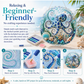 🏆🇸🇪 Populär bland svenska kunder🎁 Nyhet – 50 % RABATT! 🌊 DIY Pärlmålningsskylt med Havsmotiv – Skapa Din Egen Glittrande Dekoration ✨