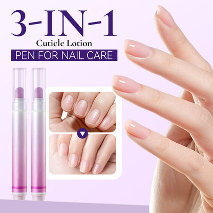 📢📢50 % RABATT!! ⏰3-i-1-penna med nagelbandslotion för nagelvård 💅