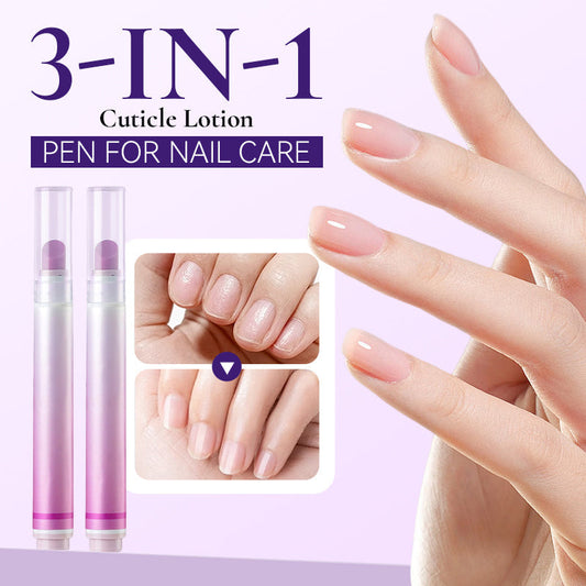 📢📢50 % RABATT!! ⏰3-i-1-penna med nagelbandslotion för nagelvård 💅