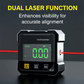 📐 50% RABATT NU! Magnetisk digital vinkelmätare – hög precision, laserkompatibel & IP54 – perfekt för bygg, snickeri och maskinjustering 🛠️✨