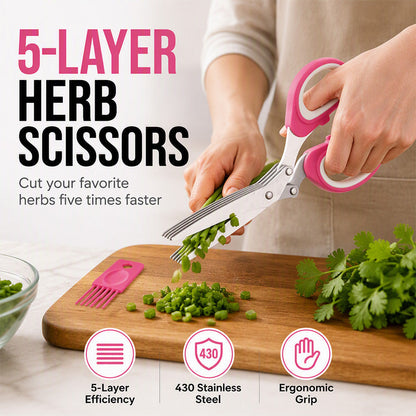 ✂️ Hacka örter 5 gånger snabbare med smarta kökssaxar 🌿