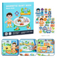 🛒 50% RABATT NU! 🧲 Magnetisk vikbar aktivitetsbok för barn – pedagogiskt pussel med olika scener, utvecklar kreativitet ✨👶