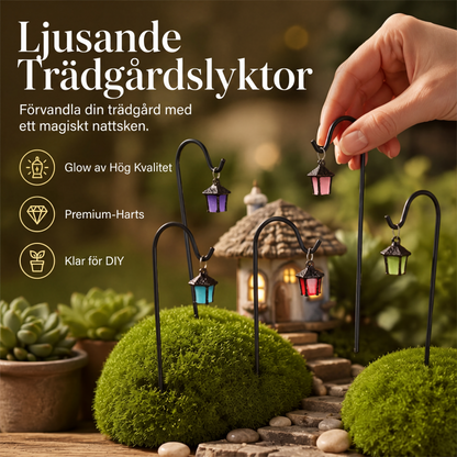 🌿 Lysande växtpinnar i mörker – 50 % RABATT! 7 färger, premiumharts, stabila järnkrokar – magisk trädgårdsdekoration. 🌙