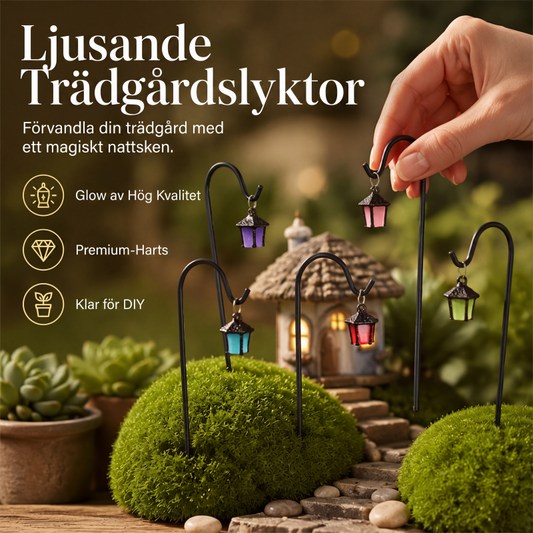 🌿 Lysande växtpinnar i mörker – 50 % RABATT! 7 färger, premiumharts, stabila järnkrokar – magisk trädgårdsdekoration. 🌙
