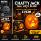 🎁Lägsta pris någonsin⏰Jabberin' Jack – animerad, talande och sjungande pumpa🎃