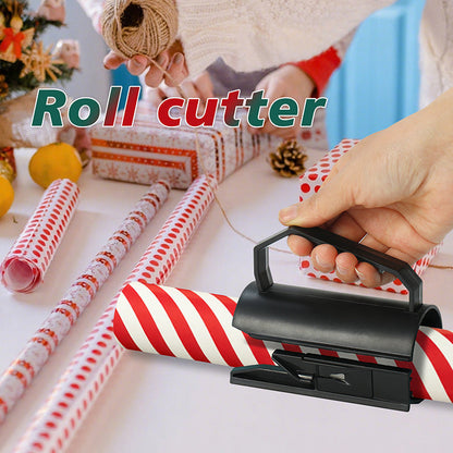 🎁🎄Julrea – 50 % rabatt!🔥Rullskärare för snyggt skuret presentpapper