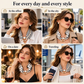 🧣50% RABATT NU! !✨Scarfhalsband med pärlor