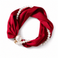 🧣50% RABATT NU! !✨Scarfhalsband med pärlor