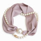 🧣50% RABATT NU! !✨Scarfhalsband med pärlor