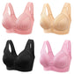 👙 50 % RABATT! 🌸 Andningsbar bomulls-BH med knapprad – Lätt att ta på och av, mjuk och bekväm att bära & Justerbar passform🎀